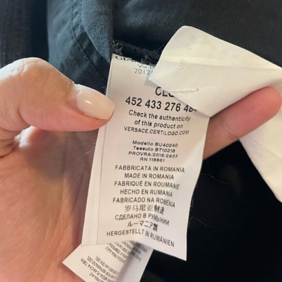 Versus Versace Black Straight Leg Pants size 31 - Picture 5 of 10